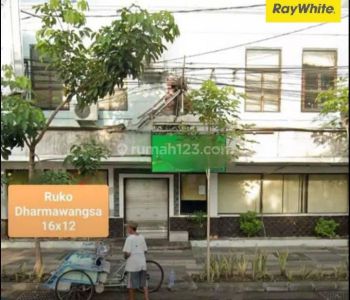 Disewakan Ruko Strategis 2 Lantai di Jl Dharmawangsa Surabaya