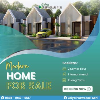 RUMAH MODERN DI GRIYA PURWOSARI ASRI