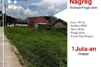 Tanah Strategis Bandung 700 Meter Stasiun Nagreg Sudah SHM