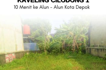 Dekat Setu Cilodong, Dijual Kavling Strategis SHM