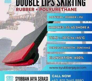 Jual Double Lips Skirt ( Rubber + Polyurethane ) | 082134658880 | Syubbanjaya