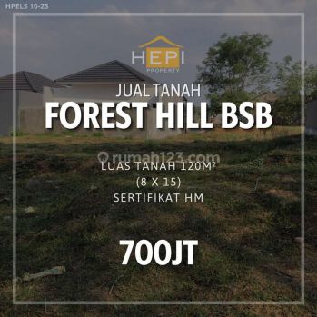 Tanah di Kavling Forest Hills Bsb City Semarang SHM 120 m²