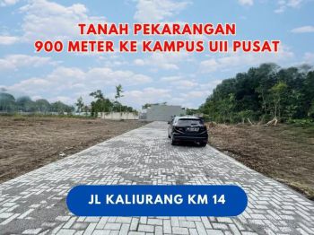 belakang kampus UII kaliurang jogja , tanah SHM cocok untuk kos /rumah