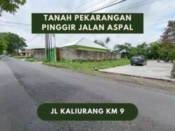 15 MENIT KAMPUS UGM , tanah SHM di jl kaliurang km 9 Akses Tol Monjali