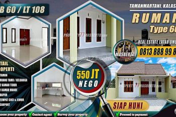 Rumah Minimalis Siap Huni Type 60