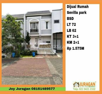 Dijual Rumah Sevilla Park Bsd