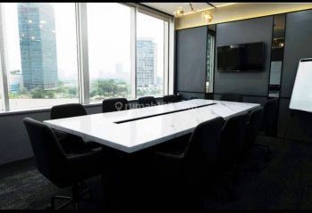 Disewakan office Menara Sudirman luas 350m Full Furnish di jakarta selatan. air.