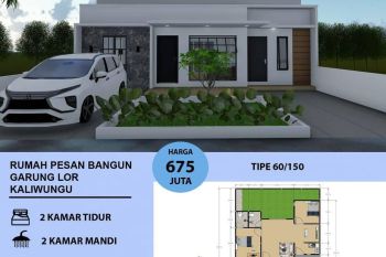Jual Rumah Baru Modern Desain Garung Lor Kudus Jateng