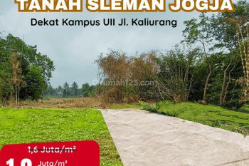 Untung Setiap Tahun Tanah Jogja Kampus Uii Jl. Kaliurang 1 Jutaan