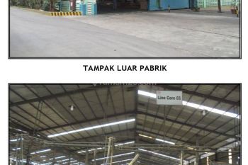 Dijual Gudang Pabrik Siap Pakai di Balaraja Barat Tangerang Banten