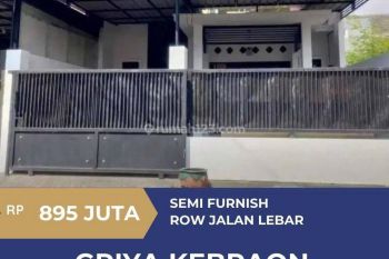 Row 3 Mobil! Dijual Rumah Murah Griya Kebraon Dekat Wiyung