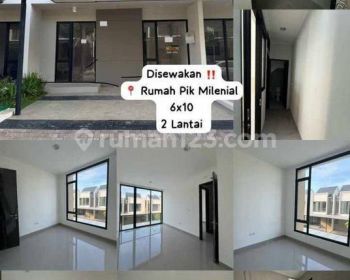 Disewakan Rumah Milenial 2 Lantai 6x10 Unfurnished Pik2 Extension