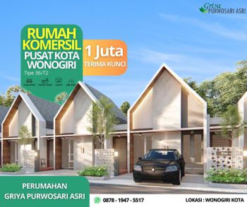 Rumah Modern Pusat Wonogiri Kota