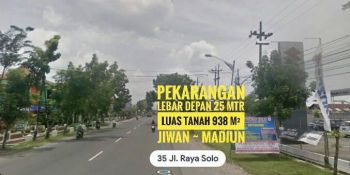JUAL Tanah, NOL Jln Raya Propinsi-Jiwan LD 20 mtr Lokasie Baguss