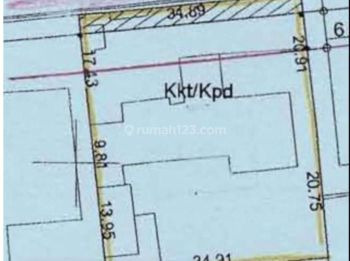 Tanah di Bangka, Jakarta Selatan SHM 1.465 m²