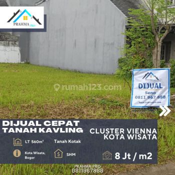 Kota Wisata Cluster Vienna Bogor Jawa Barat Tanah Kavling Dalam Cluster di Jual
