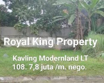 KAVLING MURAH Modernland LT 108