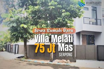 Sewa Rumah Baru 2 Lantai di Melati Mas Serpong