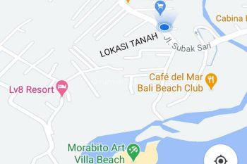 RARE! TANAH LANGKA DI JL UTAMA SUBAK SARI BERAWA CANGGU