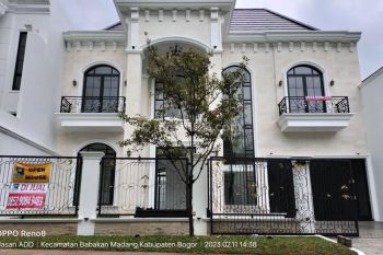 Di jual rumah baru siap huni claster depan kolam renang Sentul city