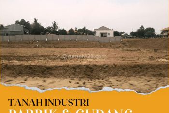 Tanah Pabrik Dan Gudang Luas 4.000 M di Kawasan Lippo Cikarang