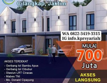 Cluster 2lantai Leno Residence Cilangkap Cipayung Jakarta Timur
