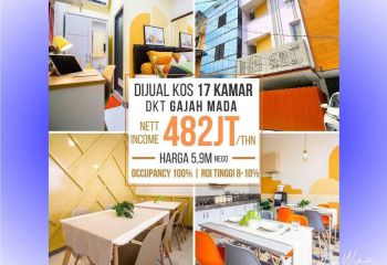 Kost Exclusive 17 Kamar di dekat Gajah Mada Jakarta Pusat