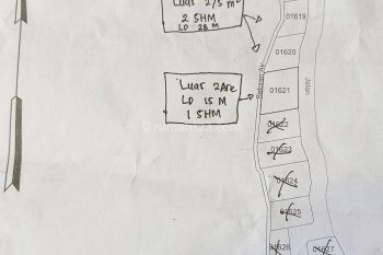 Jarang ada tanah luasan kecil Ubud