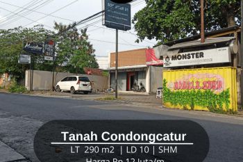 Premium Tepi Jalan Tanah SHM Di Condongcatur Dekat Ke Amikom