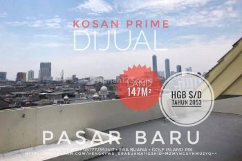 Ruko Pasar Baru Kosan Lokasi Prime 26 Kamar Masih Aktif Turun Harga