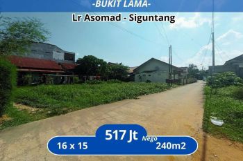 DIJUAL Tanah daerah Bukit Siguntang SMAN 10