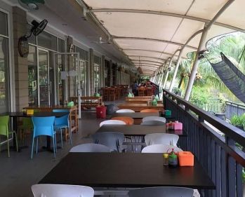 Disewakan Ruko Food City RUko uk.4,5x19m, 3lantai, Green Lake City Belakang View