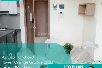Apartement Puri Orchard Tower Orange Groove Wing A Lt 12, 2br, Full Furnished