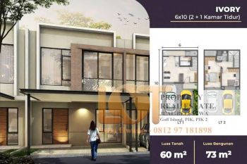 Rumah PIK2 Milenial Disewakan Ukuran 6x10 Brand New Kosongan