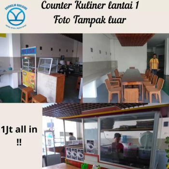 Disewakan Counter Kuliner Posisi Strategis Samboja Bulding Jatinegara
