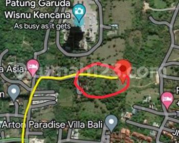 Tanah Komersil View Patung Gwk Area Ungasan Lingkungan Villa