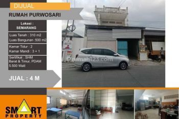 Jual rumah Purwosari Raya daerah dr.cipto semarang