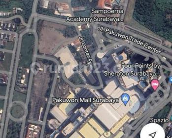 Dijual Tanah dan Bangunan Pujasera  Raya lontar dekat Pakuwon Mall Surabaya