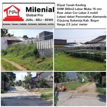 Dijual Kavling Lokasi Sudah Ramai Perumahan Akses Serba Mudah