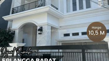 Dijual Rumah 2 Lt New Renovated Full Furnish Erlangga Barat