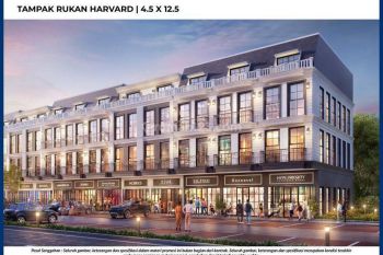Dijual Rukan Harvard Pik 2