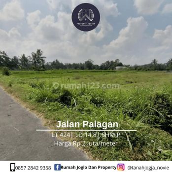 Dekat Pasar Rejodani Tanah SHM Di Jalan Palagan Hook 2 Jutaan