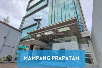 Dijual Gedung 6 Lantai + Basement di Mampang Prapatan, Jakarta Selatan