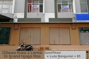 DiSewa Ruko 2 Lantai Di Grand Niaga Mas Batam Center