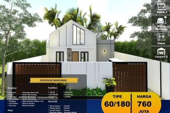 Dijual Rumah Scandinavian Pesan Bangun Jepang Kudus Jateng