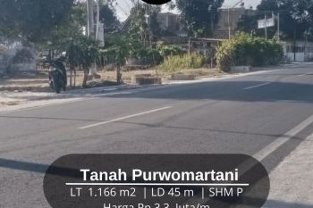 Tepi Jalan Cangkringan Purwomartani Tanah Bagus Ideal Bangun Usaha