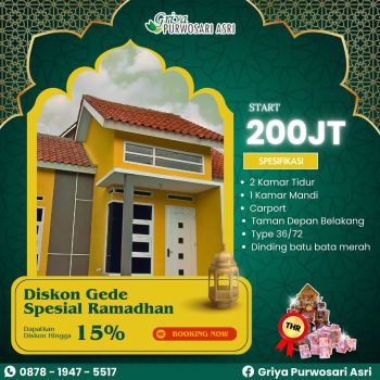 RUMAH DISKON GEDE SEPESIAL RAMADHAN