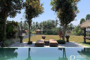 Leasehold 3 Bedroom Villa Surrounded By Rice Fields In Ubud