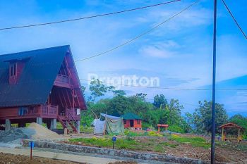 Tanah Kavling siap bangun Villa kayu di kawasan wisata puncak dua