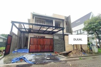 Dijual Cepat Rumah Baru 2 Lt Privet Pool Waterfront Citraland